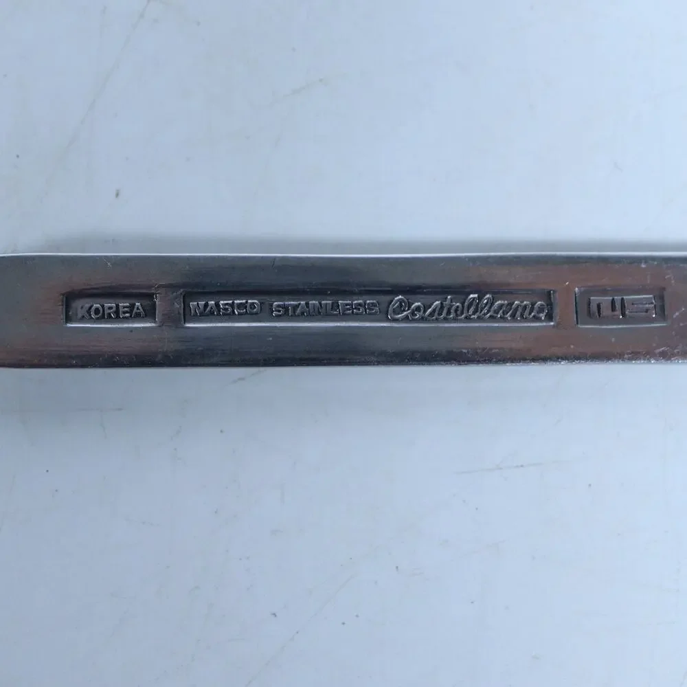 Costellano National Stainless Korea Floral Tablespoons 7 Silverware Flatware